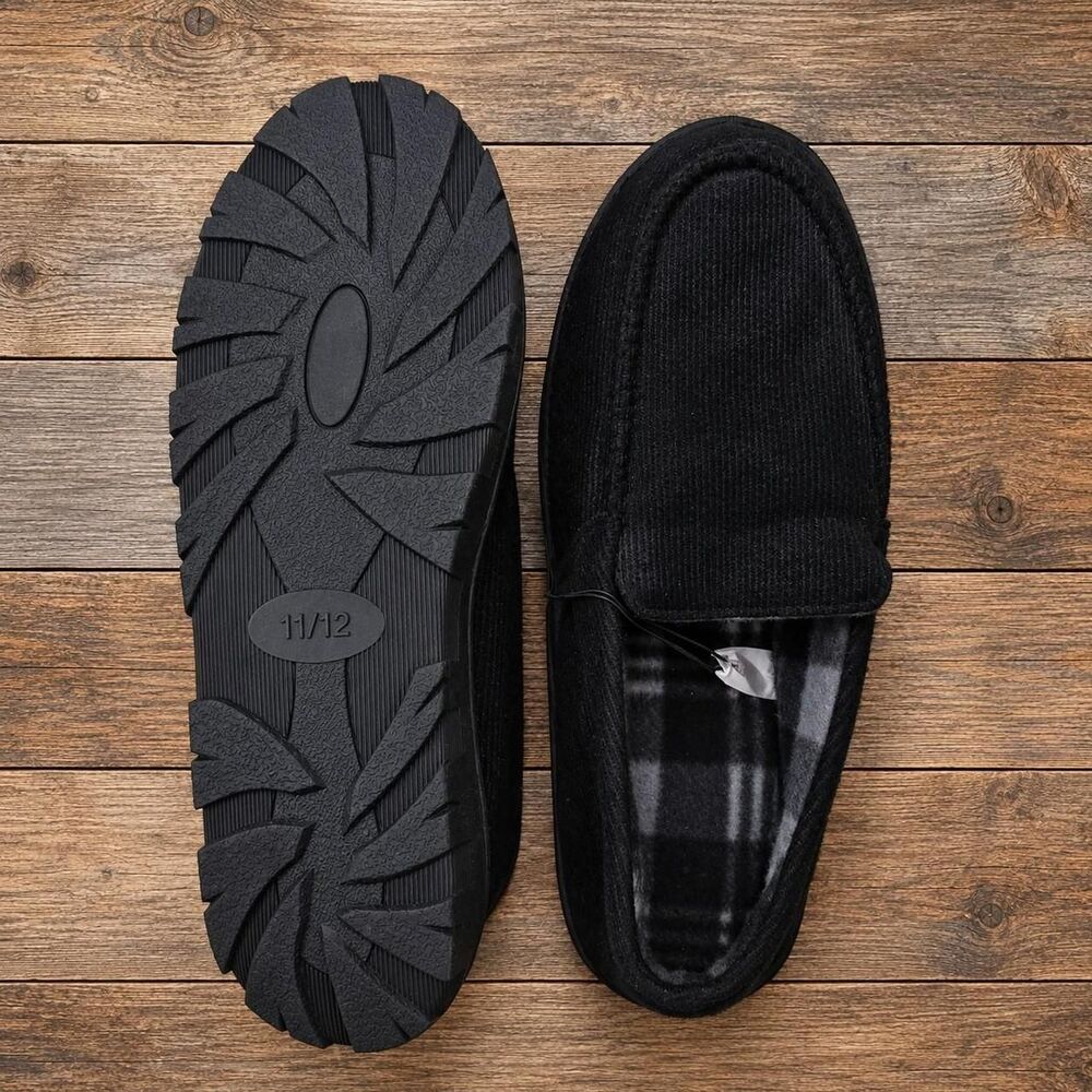 Unbranded Men's Black Slippers